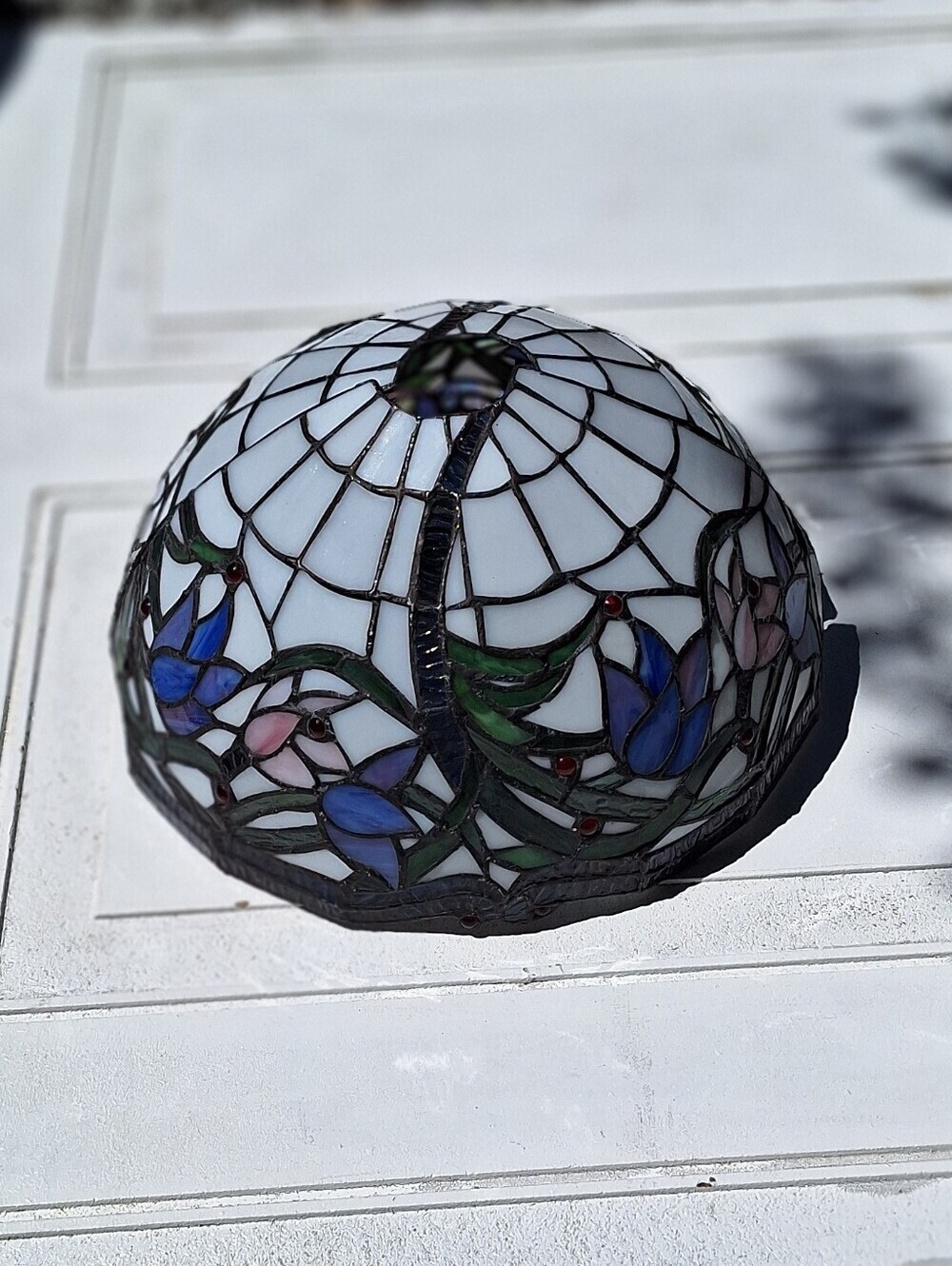 Tulip Flower Lamp Tiffany Style Stained Glass Wall Sconces - Picture 2 of 13